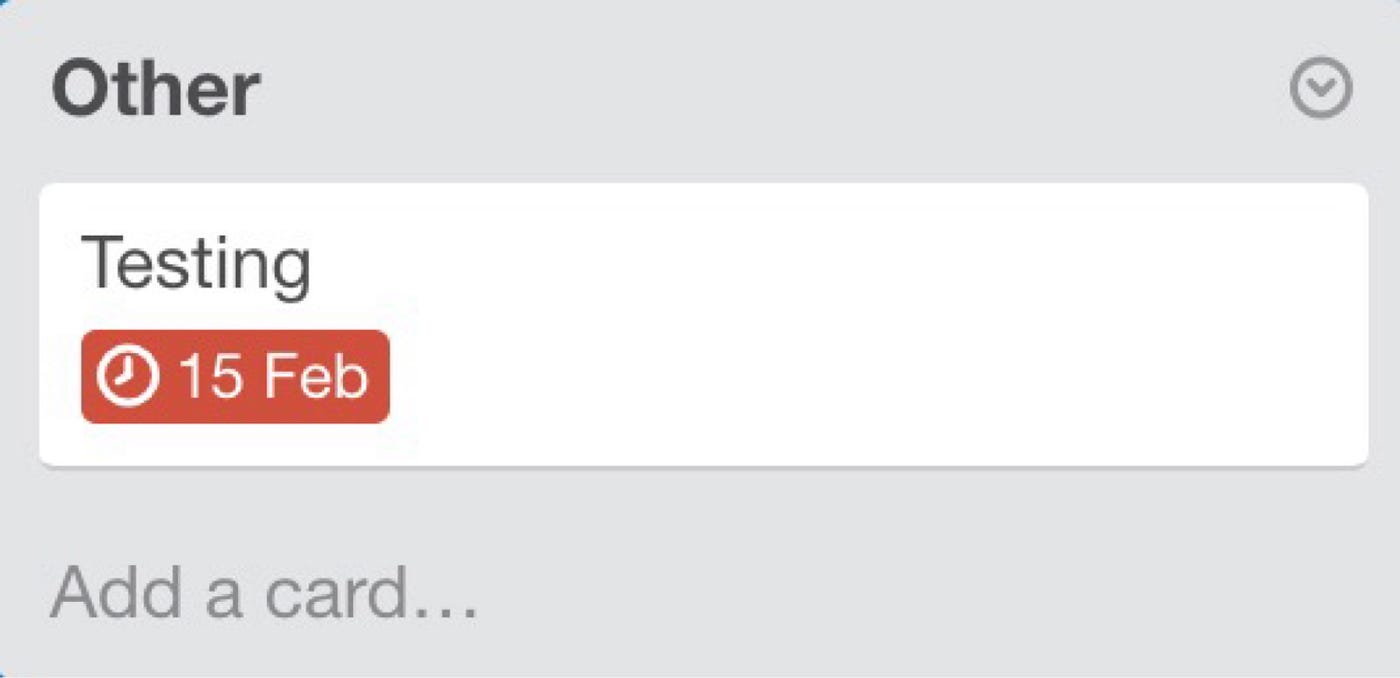 Trello: Due Date Alert